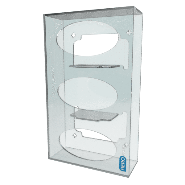 Acrylic Triple Glove Dispenser
