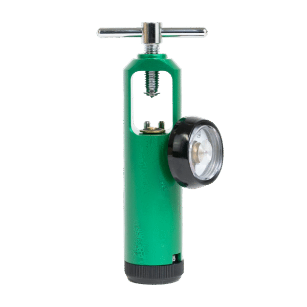 Oxygen Regulator 0-15LPM 1 HP Outlets