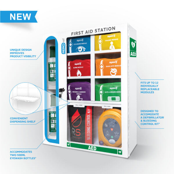 AEROKIT First Aid Station with 6 Modules - Image 2