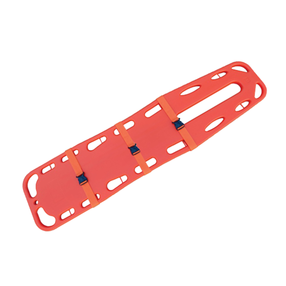 Plastic Spine Board Stretcher with Straps