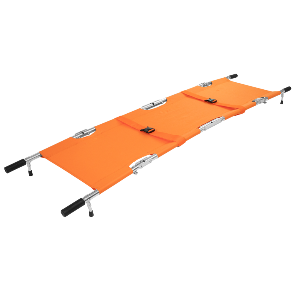 Alloy Quad-Fold Emergency Pole Stretcher with Carry Case