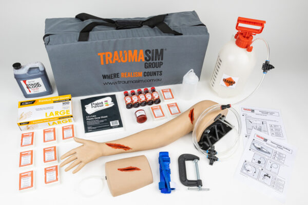 TRAUMASIM Bleed Control Trainer Kit - Arm | Pulsestart Shop