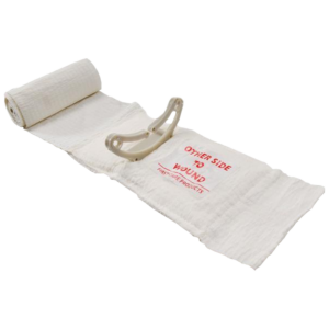 White FIRSTCARE Trauma & Hemorrhage Control Bandage 10 x 17cm