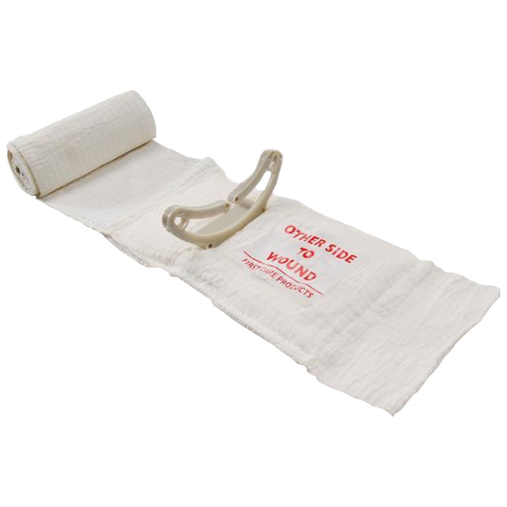 White FIRSTCARE Trauma & Hemorrhage Control Bandage 10 x 17cm
