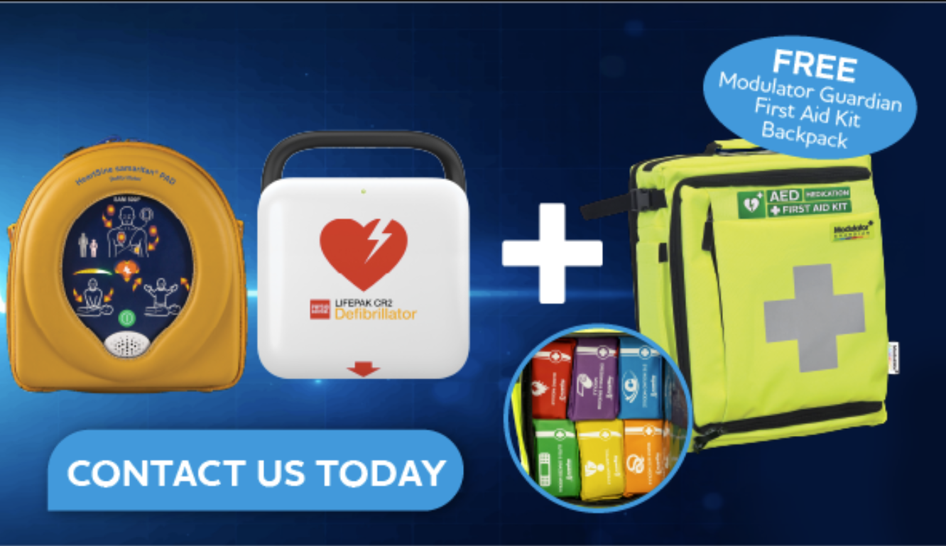 EOFY Defib Deal with Free Guardian Backpack