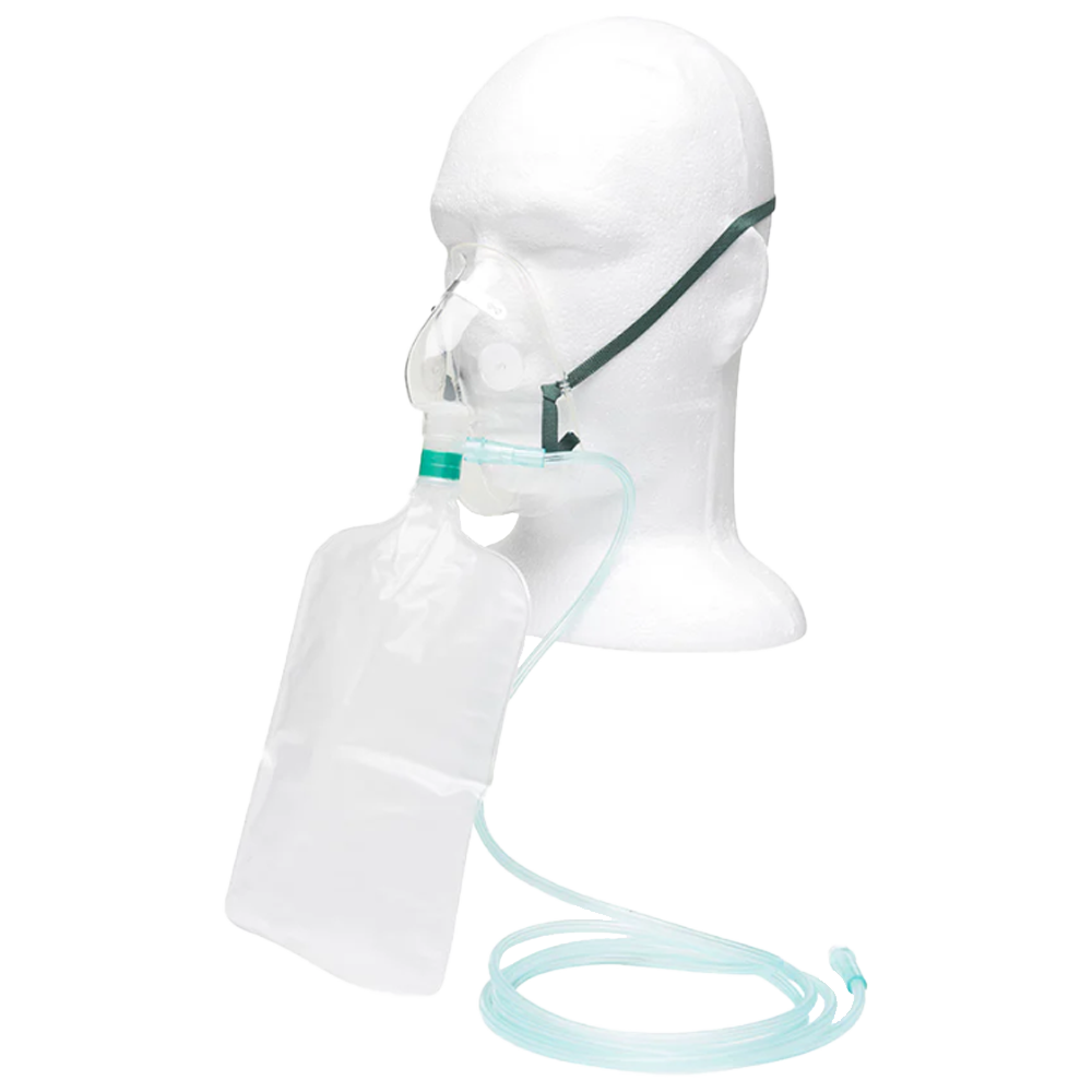 Non-Rebreather Mask with Tubing - Adult - Image 2